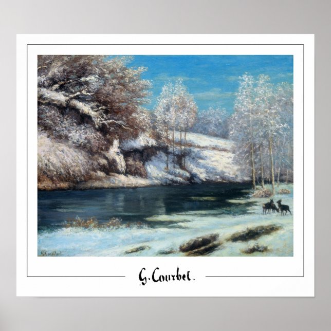 Gustave Courbet Zedign Art Poster #8-2 (Vorne)