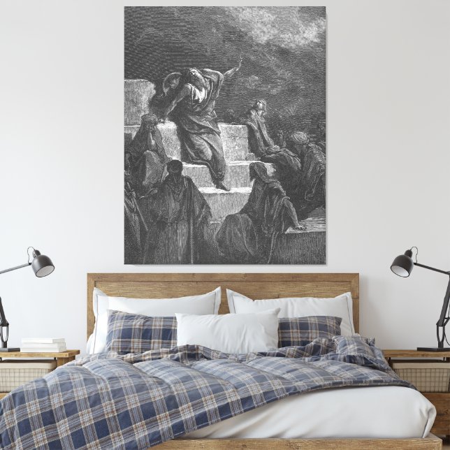 Gustave Doré - Der Prophet Jeremia Leinwanddruck (Insitu (Schlafzimmer))