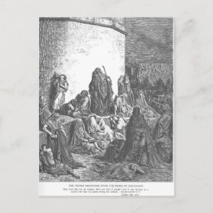 Gustave Dore: Die Menschen trauern Postkarte