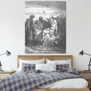 Gustave Doré - Hiob spricht mit seinen Freunden Leinwanddruck