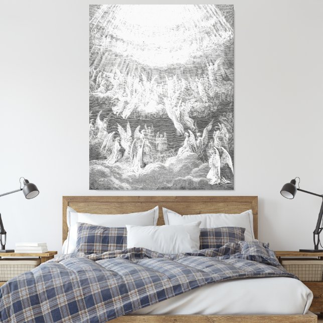 Gustave Doré - Hymne der Seligen Leinwanddruck (Insitu (Schlafzimmer))