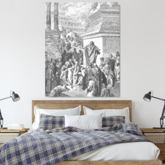 Gustave Doré - Jonah Preaches to the Ninevites Leinwanddruck