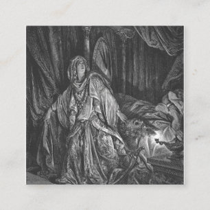 Gustave Dore - Judith and Holofernes Quadratische Visitenkarte