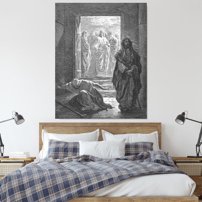 Gustave Doré - Luke 18 The Pharisee and the Public Leinwanddruck (Insitu (Schlafzimmer))
