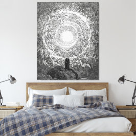 Gustave Doré - Machine Colourised Paradiso Leinwanddruck