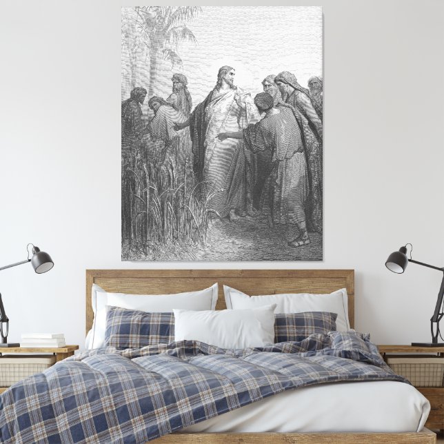 Gustave Doré - Markus 2 Die Jünger pflücken Korn a Leinwanddruck (Insitu (Schlafzimmer))