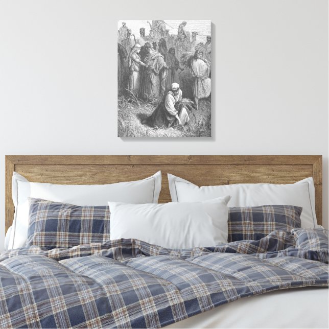 Gustave Doré - Rut und Boas Leinwanddruck (Insitu (Schlafzimmer))