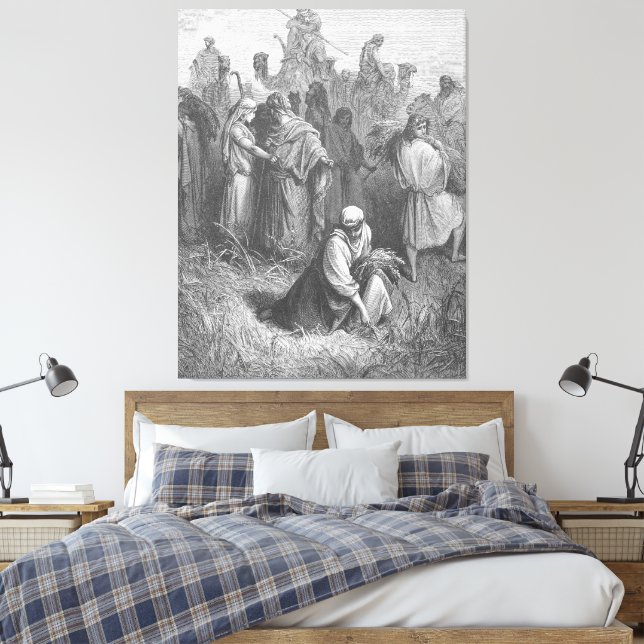 Gustave Doré - Ruth and Boaz Leinwanddruck (Insitu (Schlafzimmer))