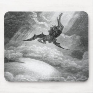 Gustave Dore Satan aus dem Paradies verlor durch J Mousepad