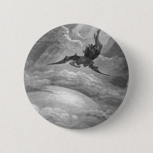 Gustave Dore Satan Vom Paradies Lost John Milton Button