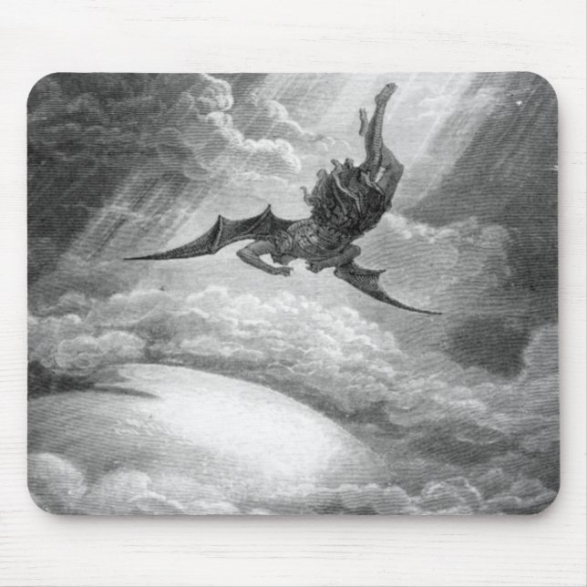 Gustave Dore Satan vom Paradies verloren durch Joh Mousepad (Vorne)