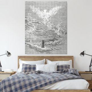 Gustave Doré - Sky of Jupiter - Righteous Spirits Leinwanddruck