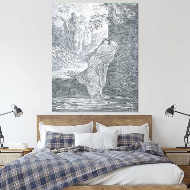 Gustave Doré - Susanna in the Bath Leinwanddruck (Insitu (Schlafzimmer))