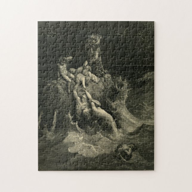 Gustave Doré-The heilige Bibel-Platte I, die Puzzle (Vertikal)