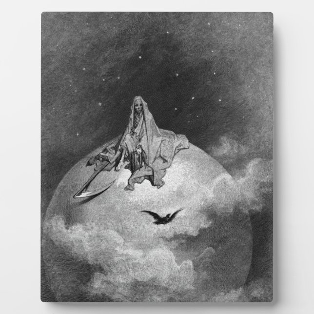 Gustave Dore - The Raven Fotoplatte (Vorderseite)