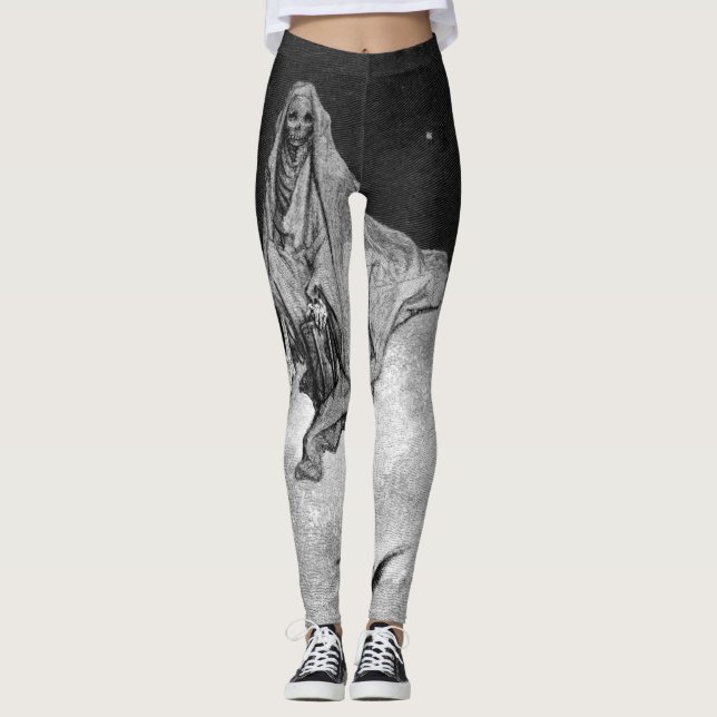 Gustave Dore - The Raven Leggings (Vorderseite)