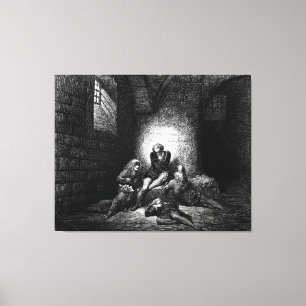 Gustave Doré - Ugolino Tod der Söhne Leinwanddruck