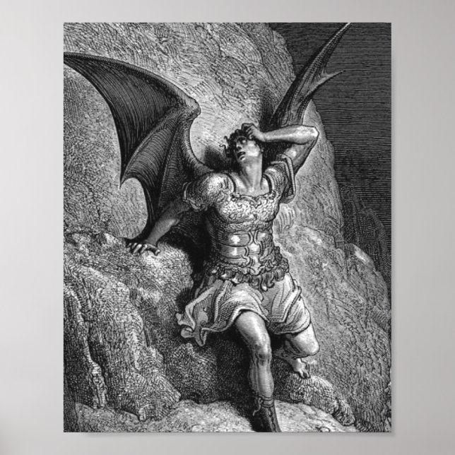 Gustave Dore Verlorenes Paradies Poster (Vorne)
