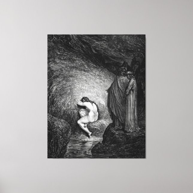 Gustave Doré - Where Counterfeiters Are Punished - Leinwanddruck (Vorderseite)