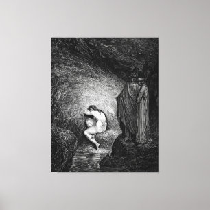 Gustave Doré - Wo Falschmünzer bestraft werden - Leinwanddruck