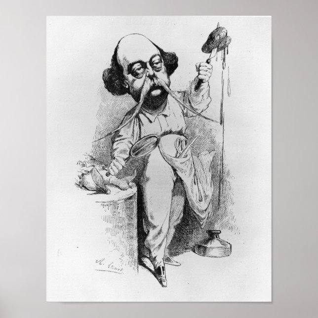 Gustave Flaubert Dissecting Madame Bovary Poster (Vorne)