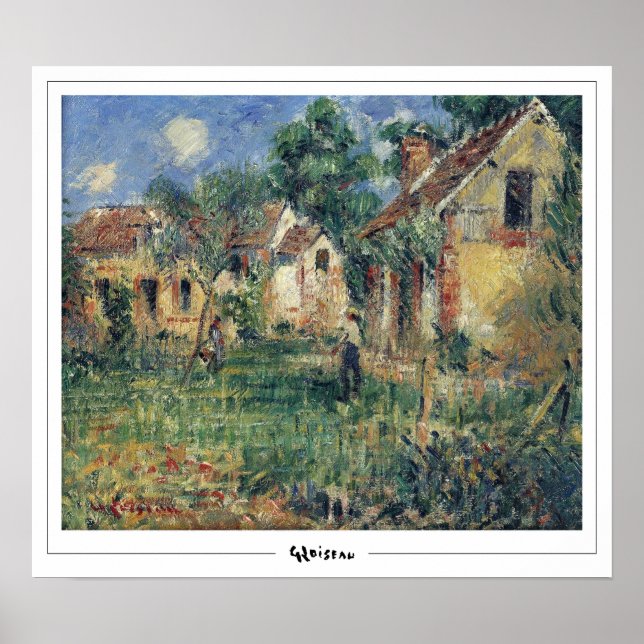 Gustave Loiseau Zedign Art Poster #127 (Vorne)