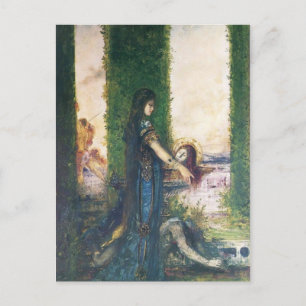 Gustave Moreau: Salome im Garten Postkarte