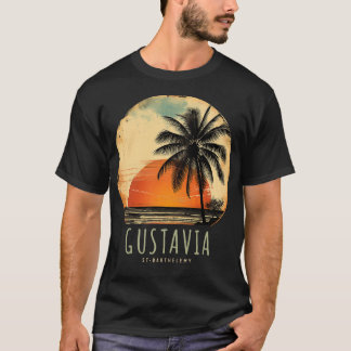 Gustavia St Barthelemy St Barts Beach Palm Trees i T-Shirt