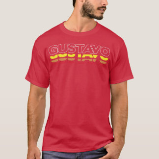Gustavo Vorname Lustig Vintage Sonnenuntergang Gus T-Shirt