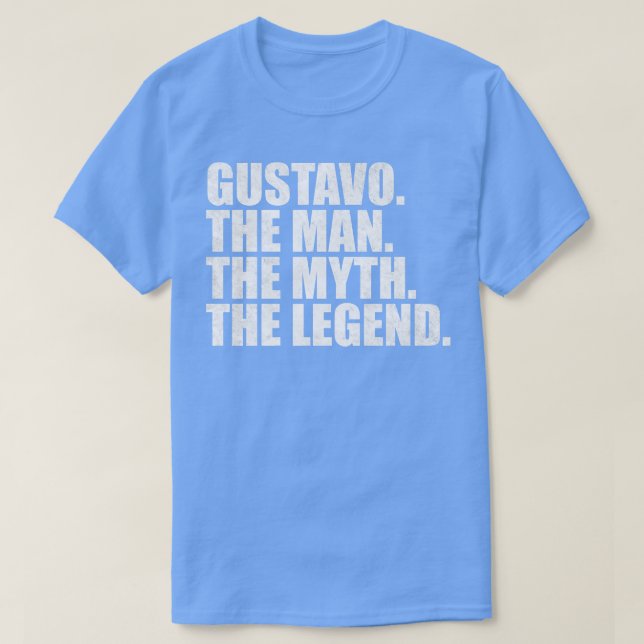 GustavoGustavo Name Gustavo Vorname T-Shirt (Design vorne)