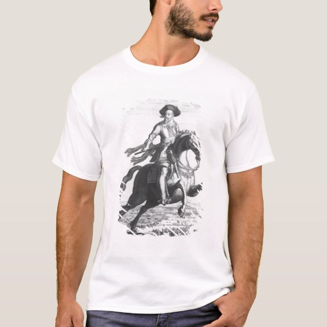 Gustavus Adolphus II, König von Schweden, an T-Shirt (Vorderseite)