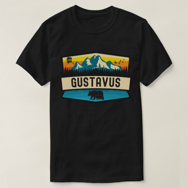 Gustavus, Alaska T-Shirt (Design vorne)