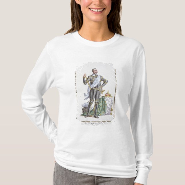Gustavus IV Adolphus (1778-1837) König Schweden T-Shirt (Vorderseite)
