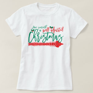 Gut angepasste Weihnachts-Chiropraktik T-Shirt