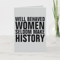 GUT BEHAVED FRAUEN SELDOM MACHEN GESCHICHTE GEBURT