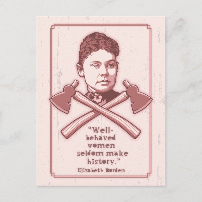 Gut Behaved Lizzie 417 Postkarte (Vorderseite)