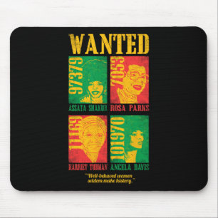 Gut benommen Frau Coole Schwarze Geschichte Monat  Mousepad