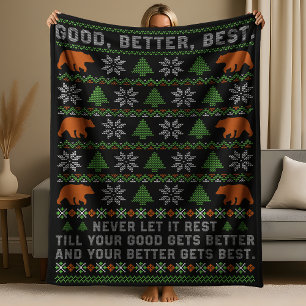 Gut Besser Am Besten Niemals Ruhen Lassen Weihnach Fleecedecke