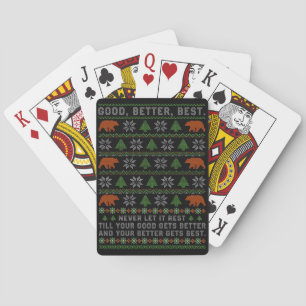 Gut Besser Am Besten Niemals Ruhen Lassen Weihnach Spielkarten