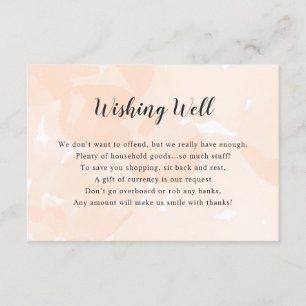 Gut Brautparty wünschen   Pfirsiche Einladung