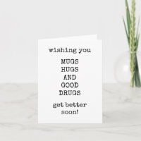 Gut Card, lustig, Minimalistisch, nur Text