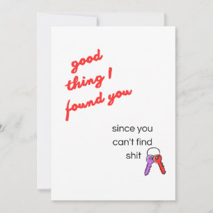 Gut, dass ich dich gefunden habe Valentinstagskart Feiertagskarte