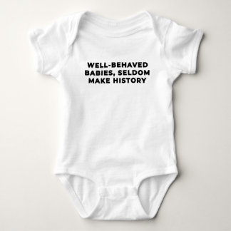 Gut erzogene Babys machen selten Geschichte - Schw Baby Strampler