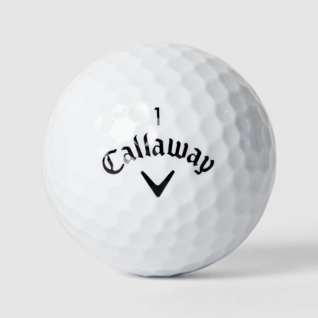 Gut funktionierender Golfball mit solider Lebensda (Logo)