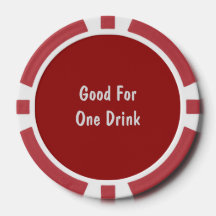 Gut für einen Drink Rot Weiß