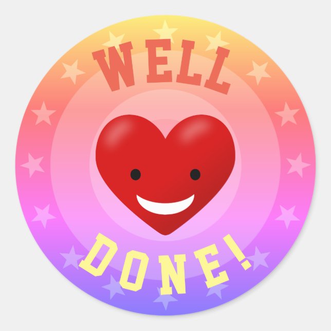 Gut gefertigter Preis Runder Aufkleber (Vorderseite)