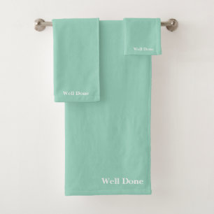 Gut gefertigtes Seafoam Bath Set