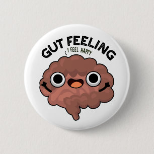 Gut Gefühl Funny Anatomy Intestine Puppe Button
