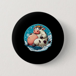 Gut gefüttert Snowboarden Button