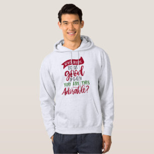 Gut gegen Adorable - Funny Christmas Holiday Hoodie